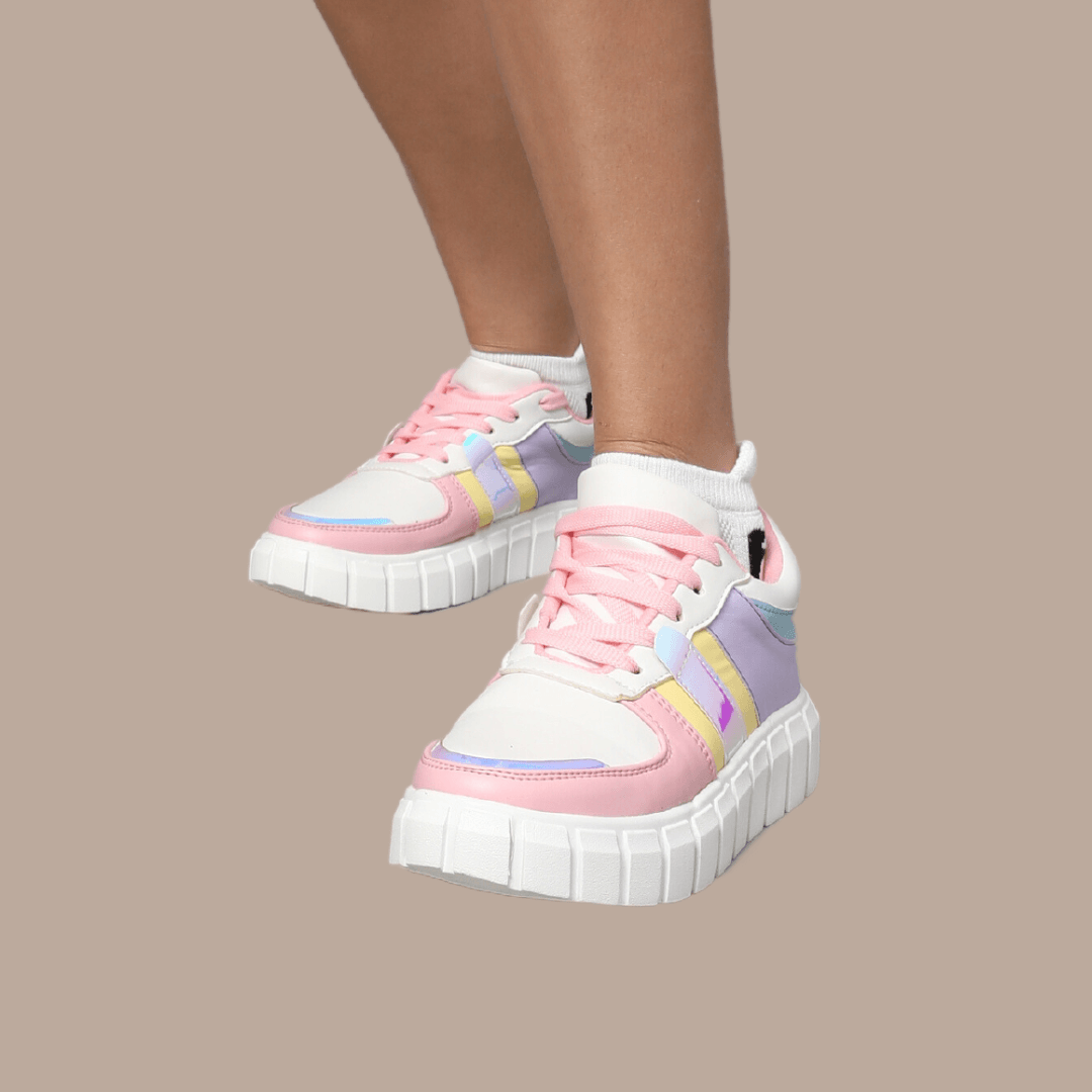 Chunky High Heeled Quirky Sneakers For Women by FunkFeets
