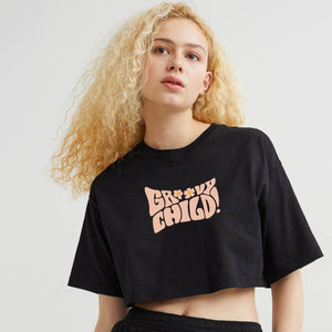 Groovy Child Crop Top ( The Bad Quote Collection)