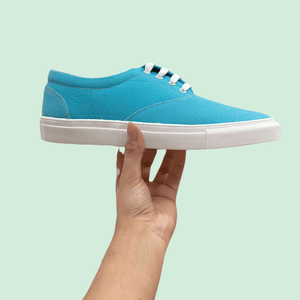 Funkfeets Unisex Solid Blue Sneakers